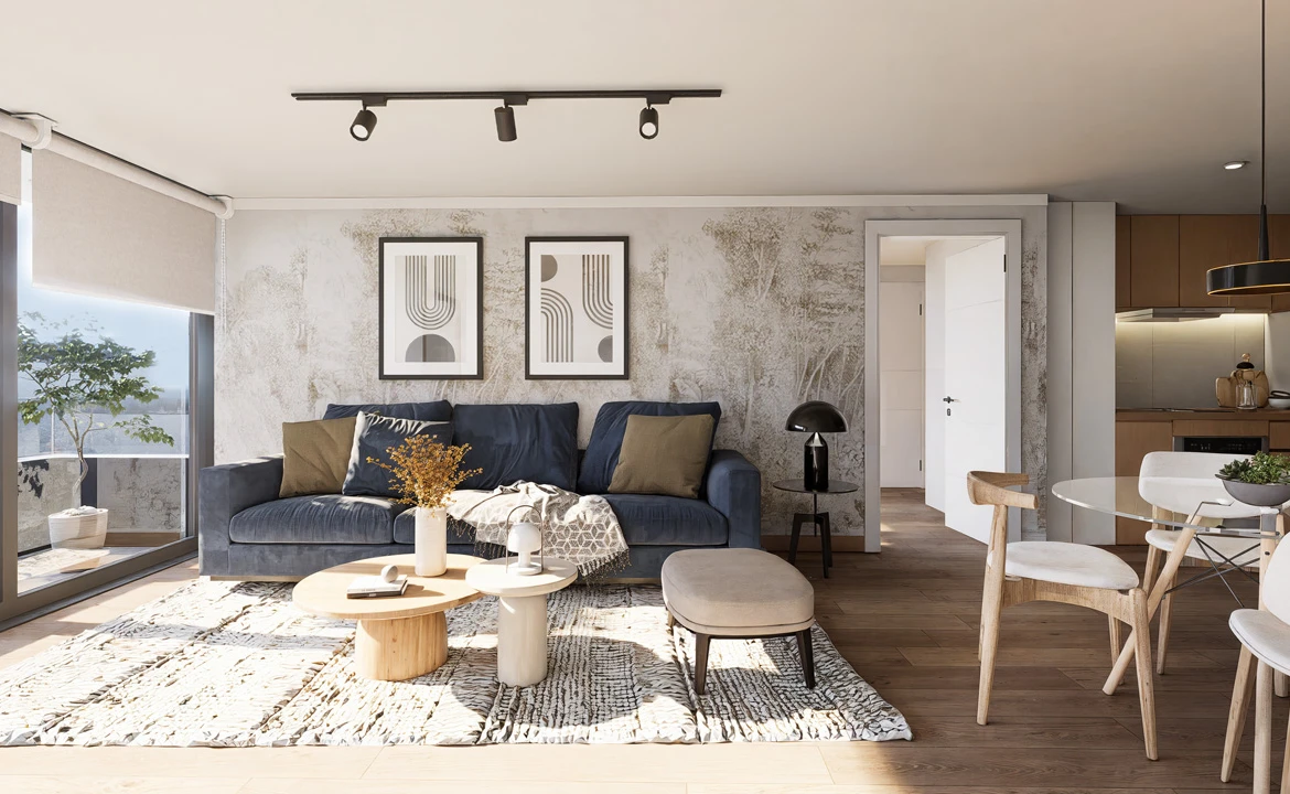 Terrasud Borderío - Living-Cocina